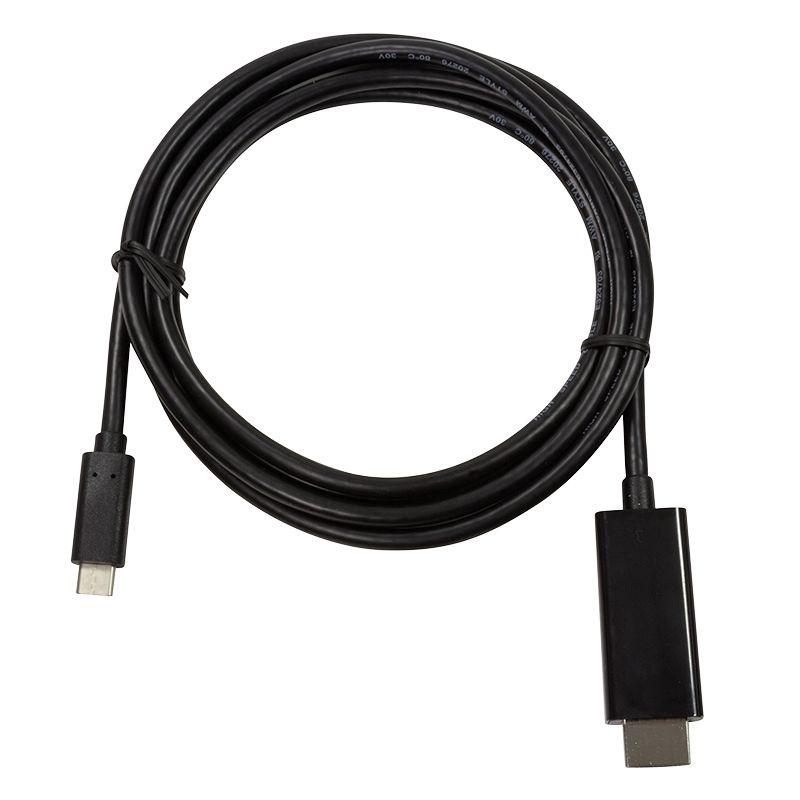 Cabo Adaptador USB-C para HDMI LOGILINK UA0330 (3 m - Macho - HDMI-A macho - Preto), miniatura 3
