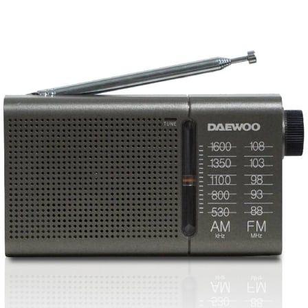 Rádio Portátil DAEWOO DW1035 (Cinzento Escuro)