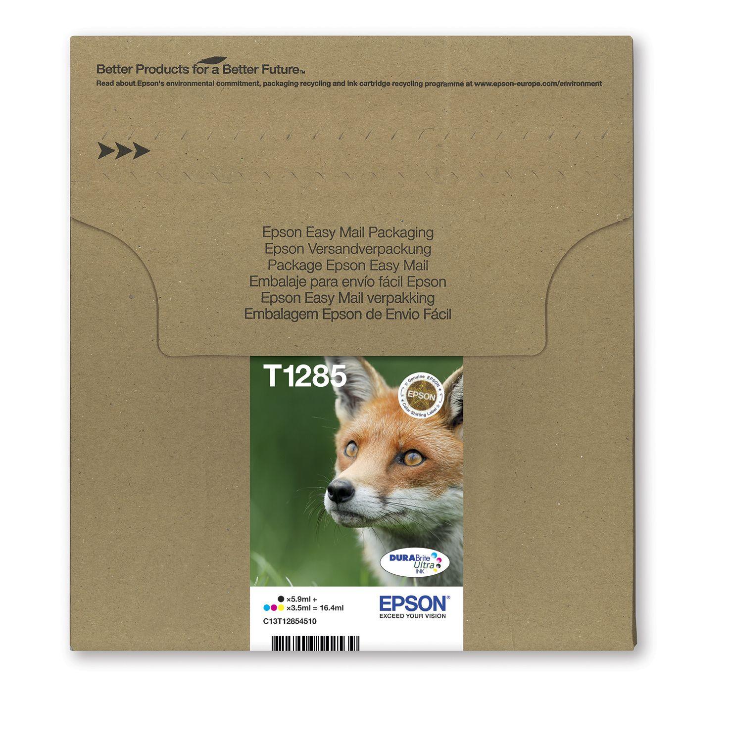 Tinteiros EPSON T1285 EasyMail (Multipack de 4 - Preto, Ciano, Magenta e Amarelo), miniatura 3