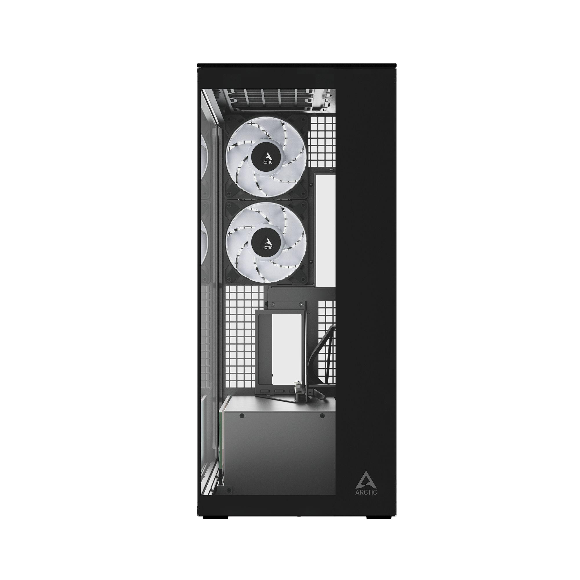 Caixa PC ARCTIC Xtender VG (EATX, ATX, micro-ATX, Mini-ITX - PC - EATX, ATX, micro ATX, Mini-ITX - Preto e Transparente) — miniatura 6
