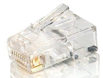Conector RJ45 EQUIP 121140 (Cabos de rede redondos - Transparente)