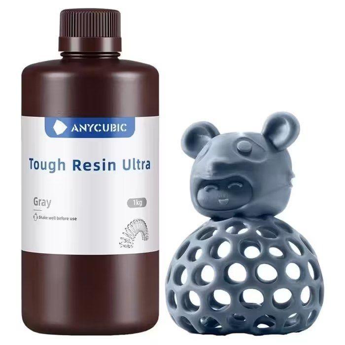 Resina para Impressora 3D ANYCUBIC Tough Resin Ultra (1 kg - Cinza), miniatura 2