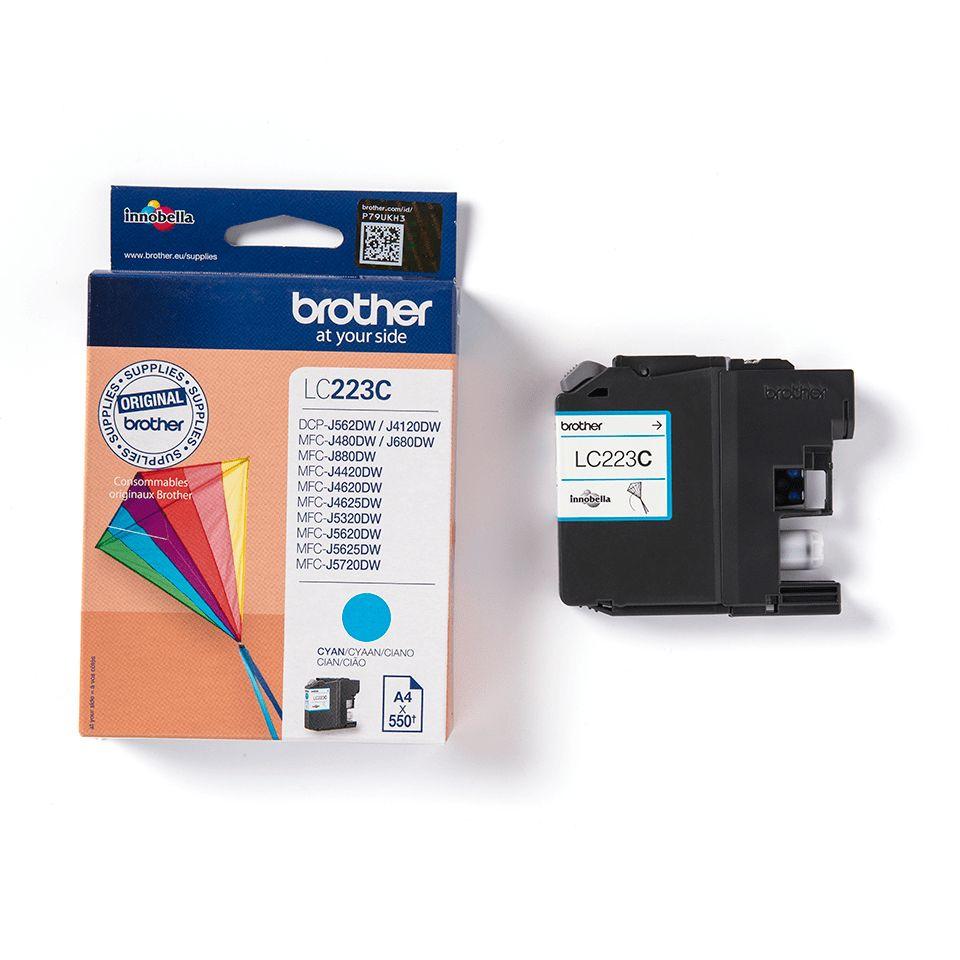 Tinteiro BROTHER LC223C (550 páginas - Ciano) — miniatura 3