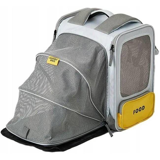 Transportadora para Animais PETKIT Breezy xZone P7703A (Tecido de malha - Cinzento) — miniatura 2