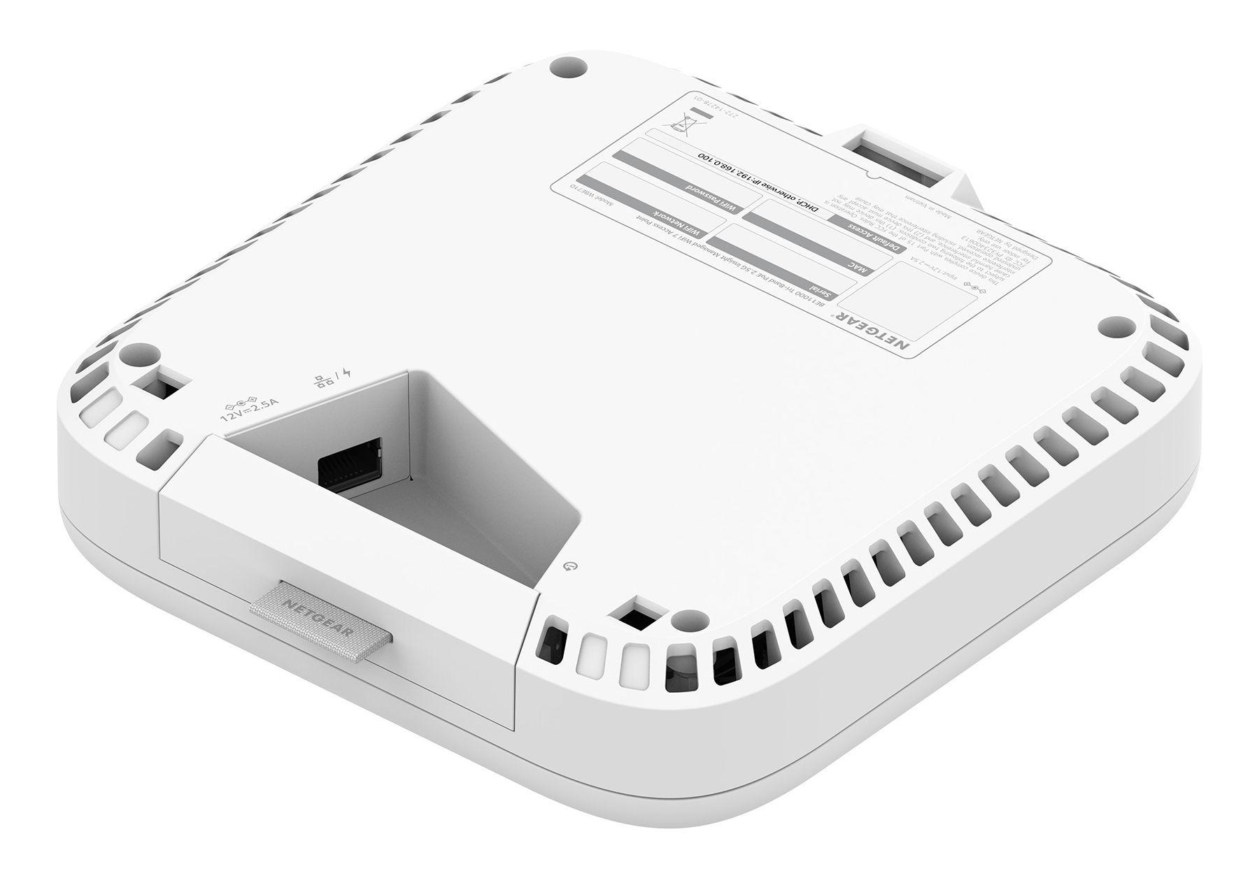 Ponto de Acesso NETGEAR WBE718-111EUS (9400 Mbit/s - 2,4 GHz, 5 GHz e 6 GHz - 10/100/1000/2500Base-T - Branco) — miniatura 6