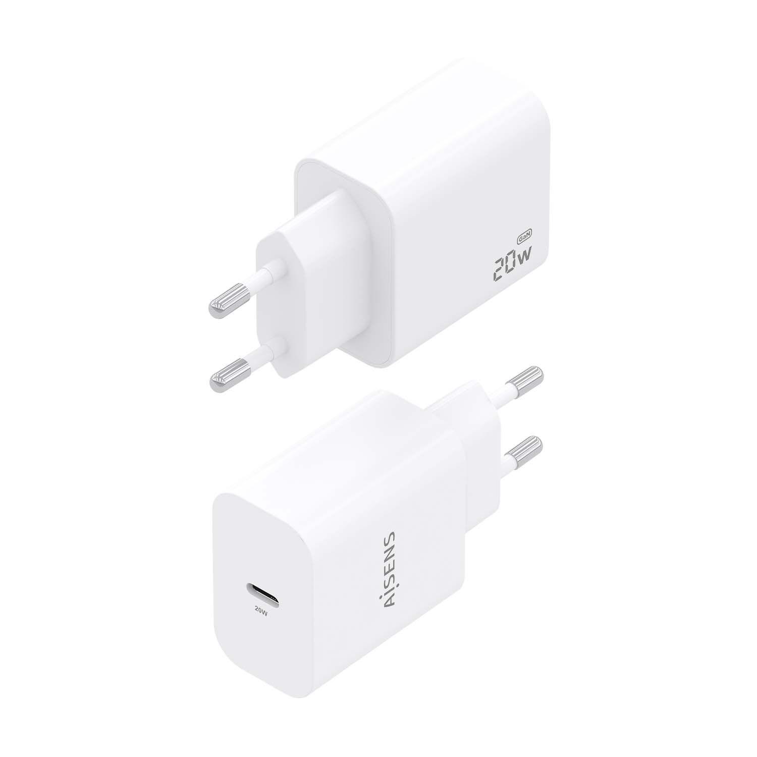 Carregador de Parede AISENS A110-0938 (20 W - Branco), miniatura 3