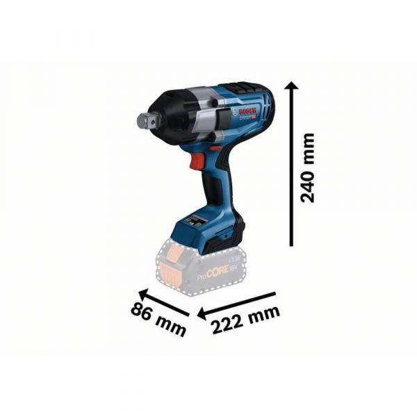 Aparafusadora de Impacto BOSCH GDS 18V-1050 H Professional (Azul e Preto), miniatura 2