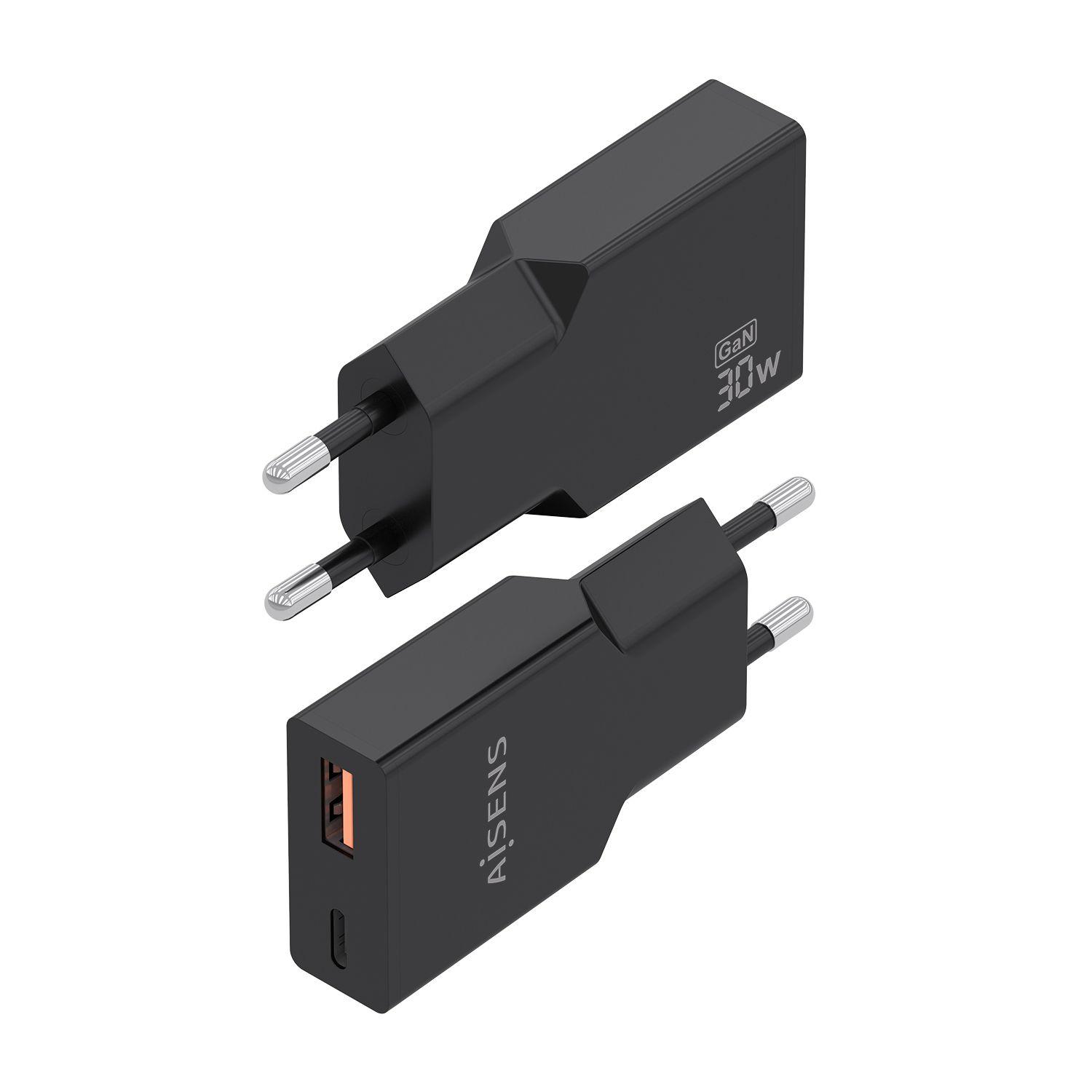 Carregador de Parede AISENS A110-1005 (30 W - Até 30 W - Preto), miniatura 3