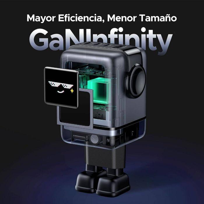 Carregador de Tomada UGREEN Uno X688 (100 W - Até 100 W - GaN - Preto), miniatura 2