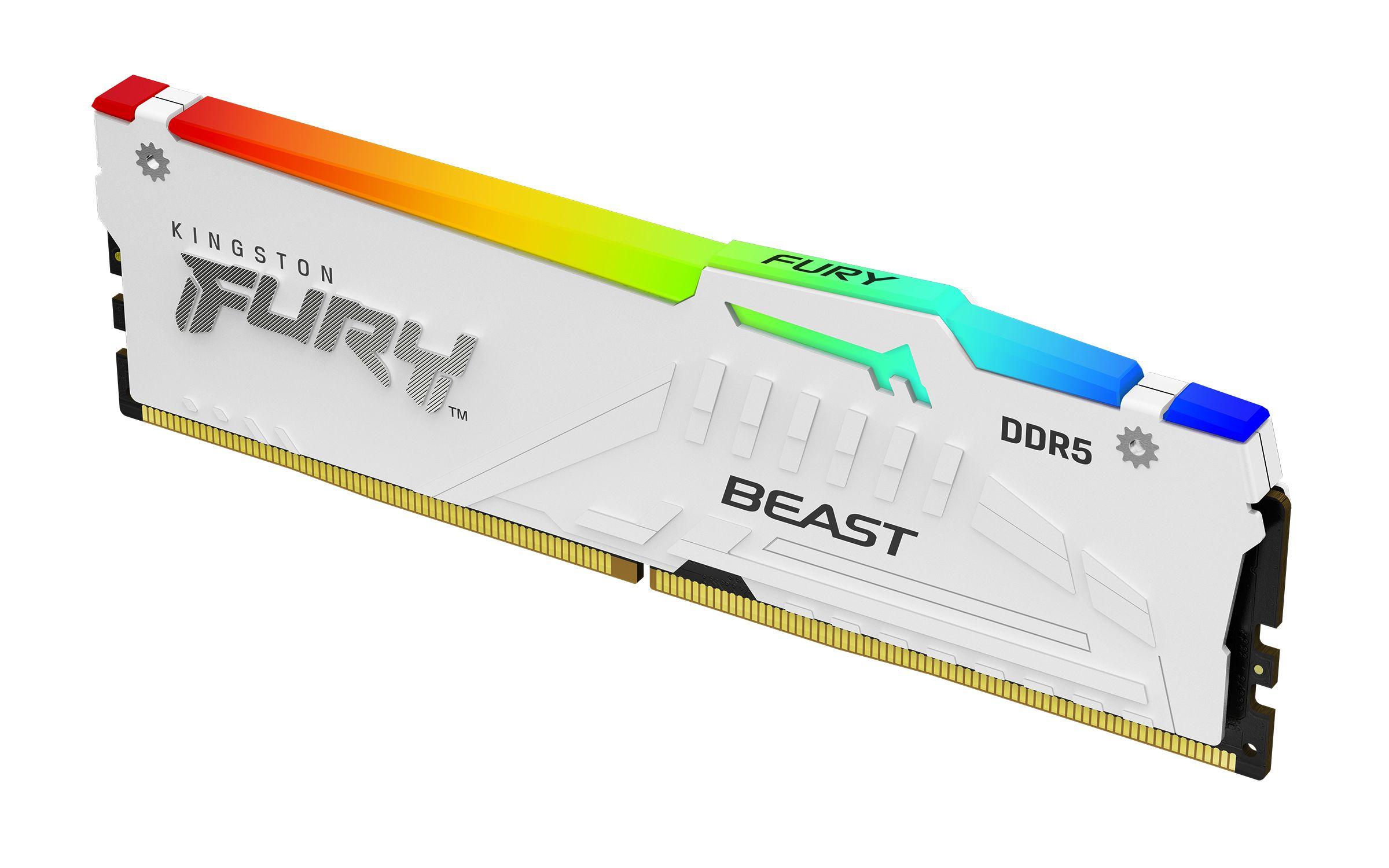 Memória RAM KINGSTON FURY Beast RGB KF560C30BWEA-16 (6000 MHz - 16 GB - DIMM)