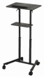 Púlpito de Conferência Móvel GEMBIRD TVS-DESK-01-BK (Aço e plástico - Preto)