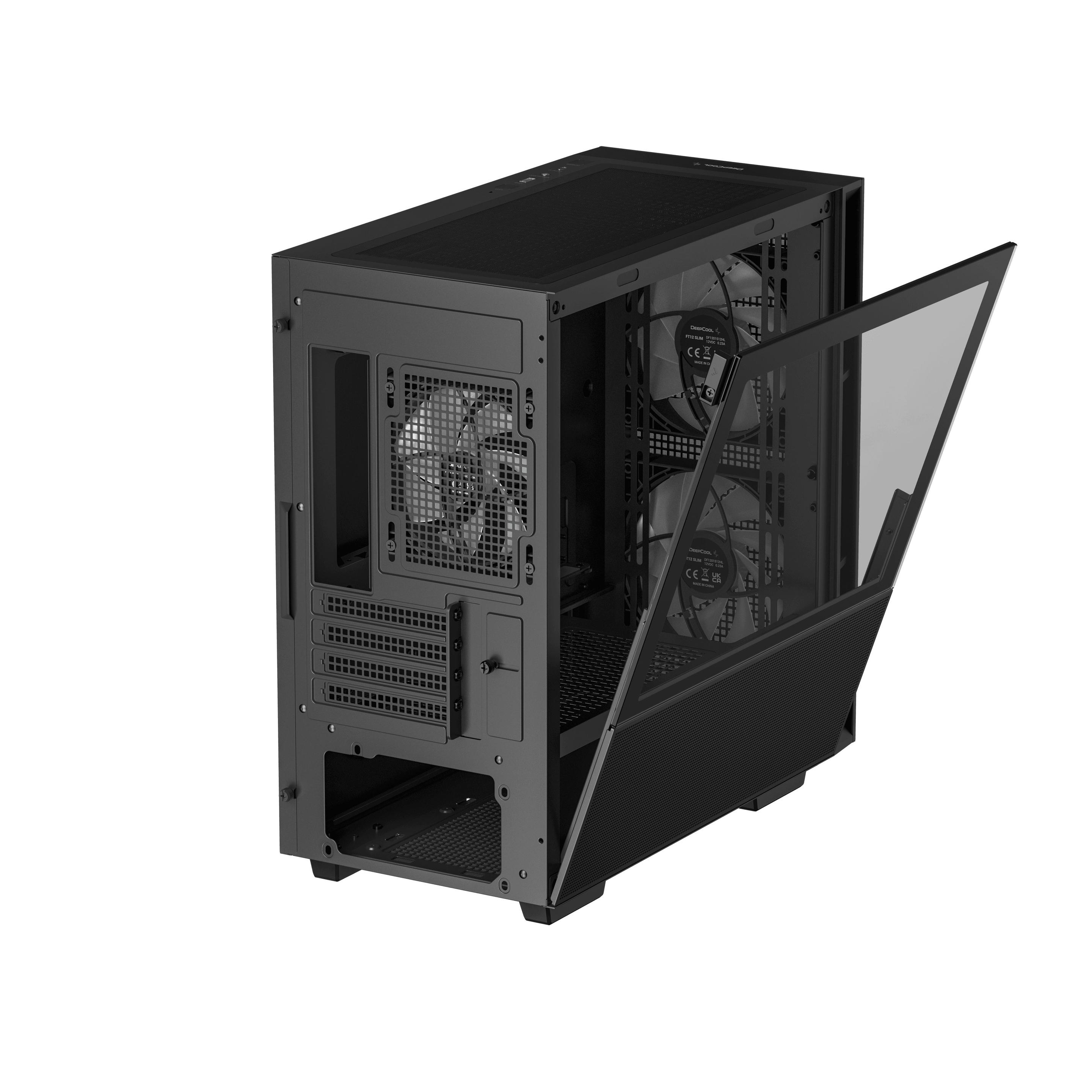 Caixa PC DEEPCOOL CH360 RGB (micro ATX, Mini-ITX - ATX, PS2 - ABS, SPCC - Preto) — miniatura 7