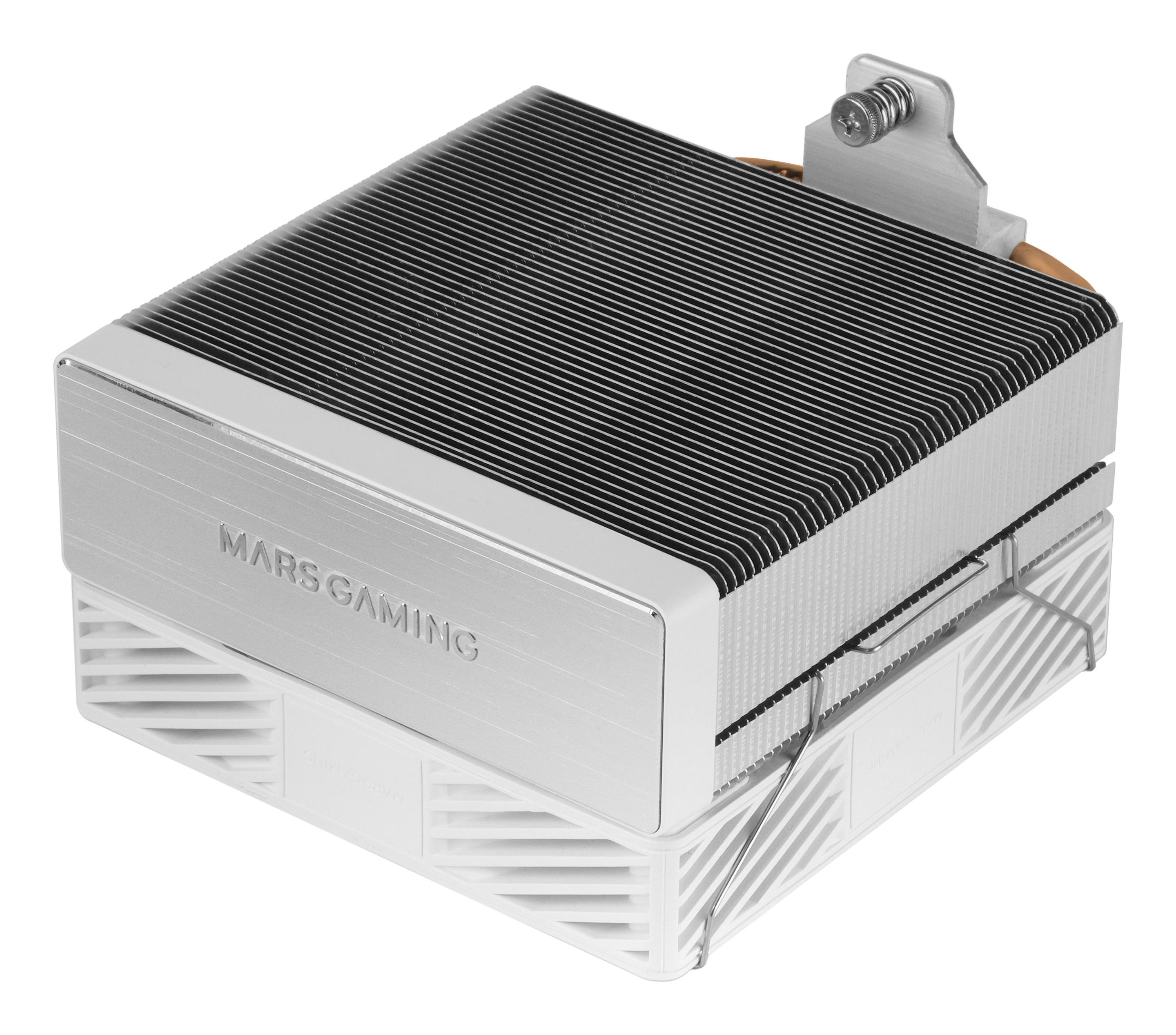 Cooler CPU MARS GAMING MCPU-X4W (12 cm - 1 ventoinha - 2000 RPM - Branco) — miniatura 3