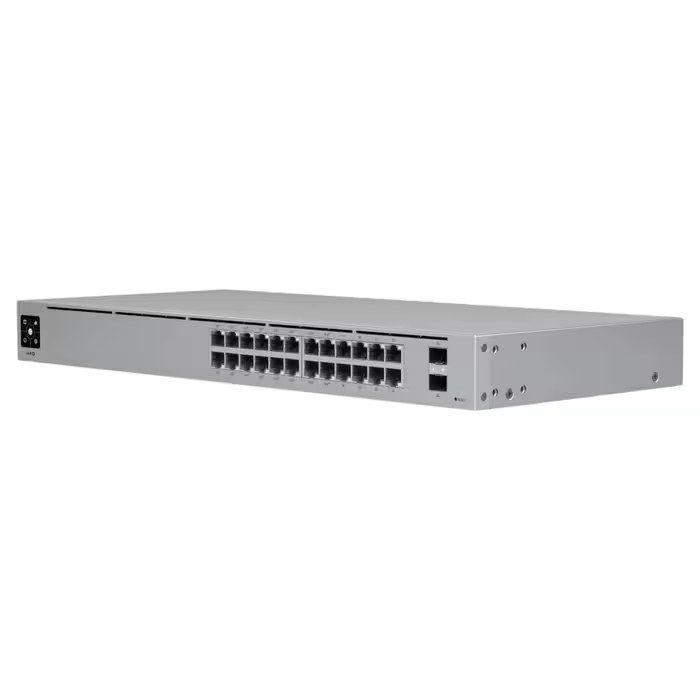 Switch Gerido UBIQUITI UniFi USW-24-POE (Gigabit Ethernet - 52 Gbit/s - L2/L3 - Prateado) — miniatura 5