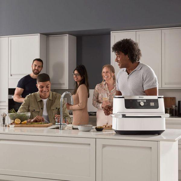 Fritadeira a Ar Independente NINJA AF500EUWH (2470 W - 240 °C - 40 °C - Branco e Prateado), miniatura 5