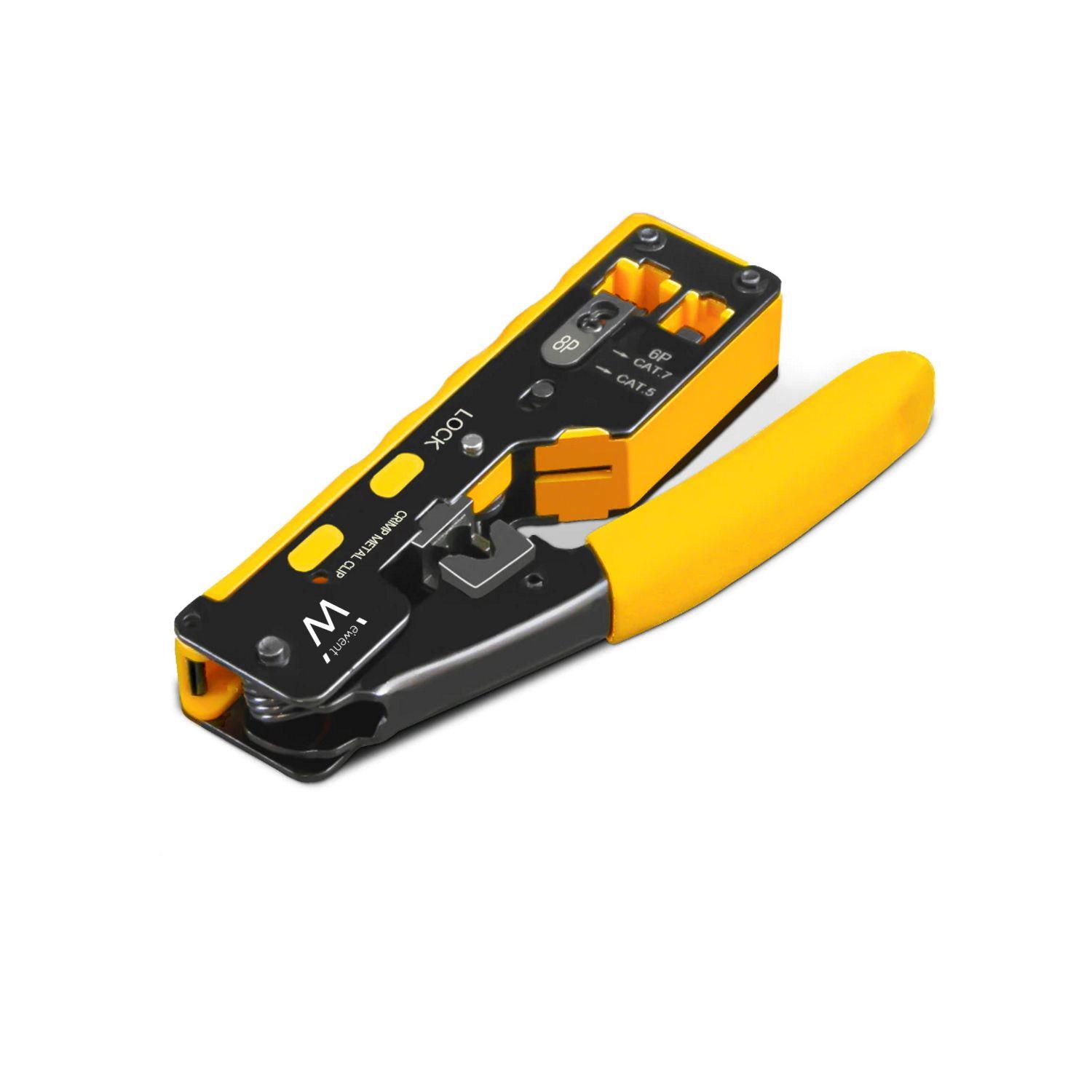 Alicate de Crimpagem EWENT EW9006 (Preto/Amarelo)