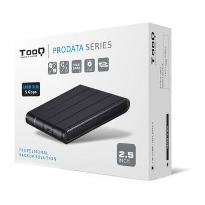 Caixa Externa TOOQ TQE-2530B (3 TB - 2.5" - USB 3.0 - Preto), miniatura 2