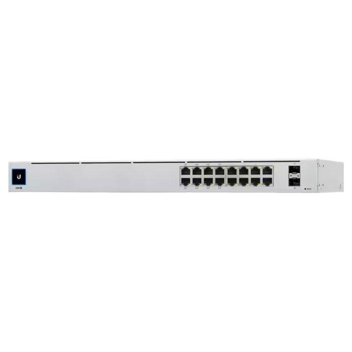 Switch UBIQUITI UniFi USW-16-POE (Gigabit Ethernet - 36 Gbit/s - L2/L3 - Prateado), miniatura 4