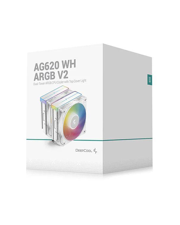 Dissipador de CPU DEEPCOOL AG620 WH ARGB V2 (Branco) — miniatura 6