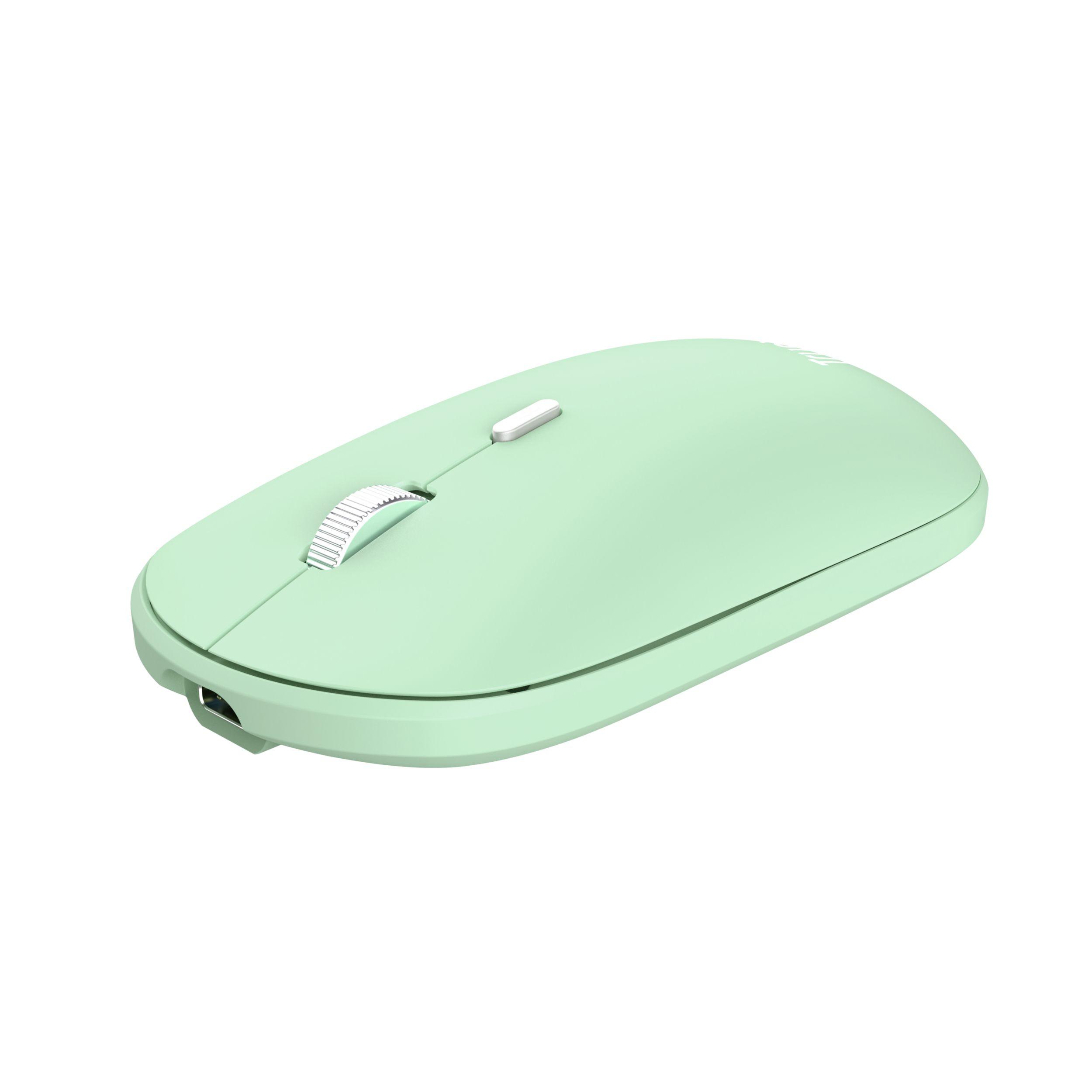 Teclado e Rato TRUST Lyra (Inglês - Teclas tesoura - Mini - Verde) — miniatura 3