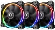 Conjunto de 3 Ventoinhas THERMALTAKE Riing 12 RGB Sync Edition (RGB multicolor - 2,4 W - Preto)