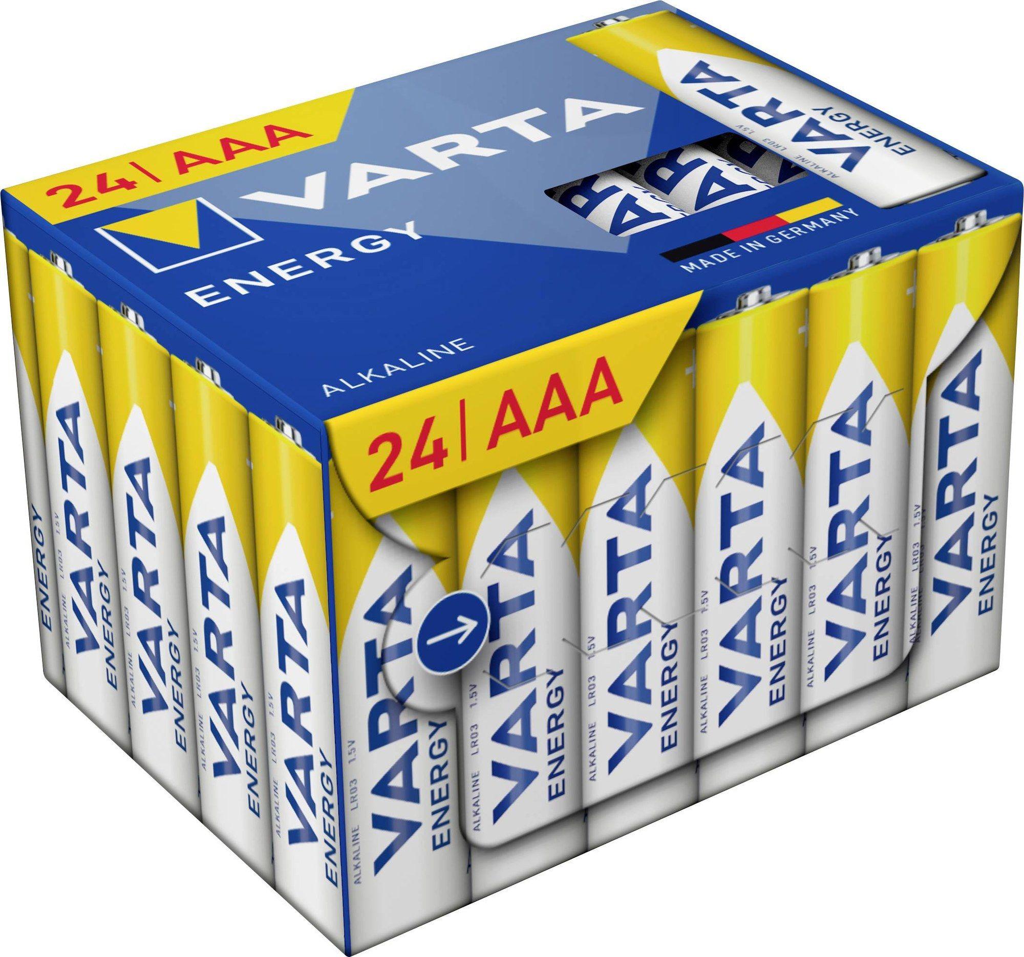 Pilhas Alcalinas VARTA Energy (AAA LR03 - 1,5 V - 24 unidades), miniatura 2