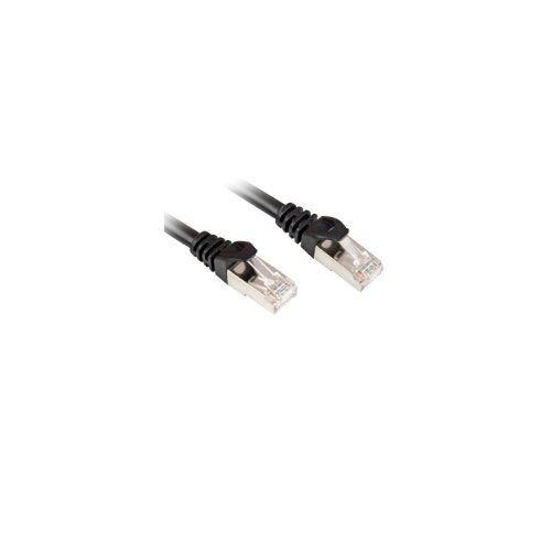 Cabo de Rede SHARKOON RJ45 CAT.6 S/FTP (25 cm - Preto), miniatura 2