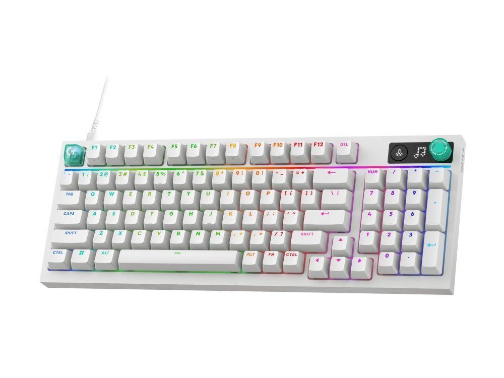 Teclado LOGITECH G316 X 98 (DE - 98% - Branco)