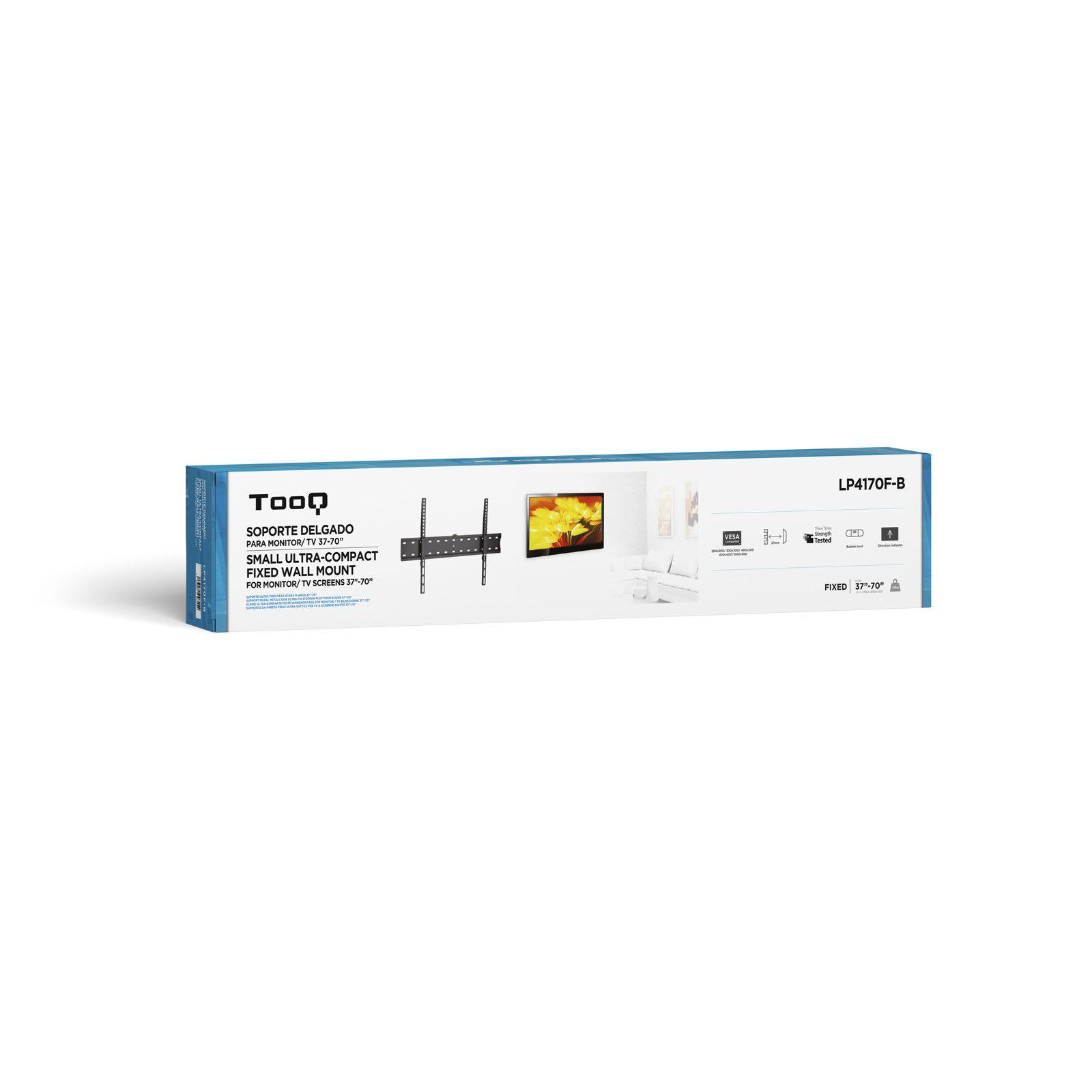 Suporte de Parede TV Fixo TOOQ LP4170F-B (37-70" - VESA 600x400 mm - Preto), miniatura 7