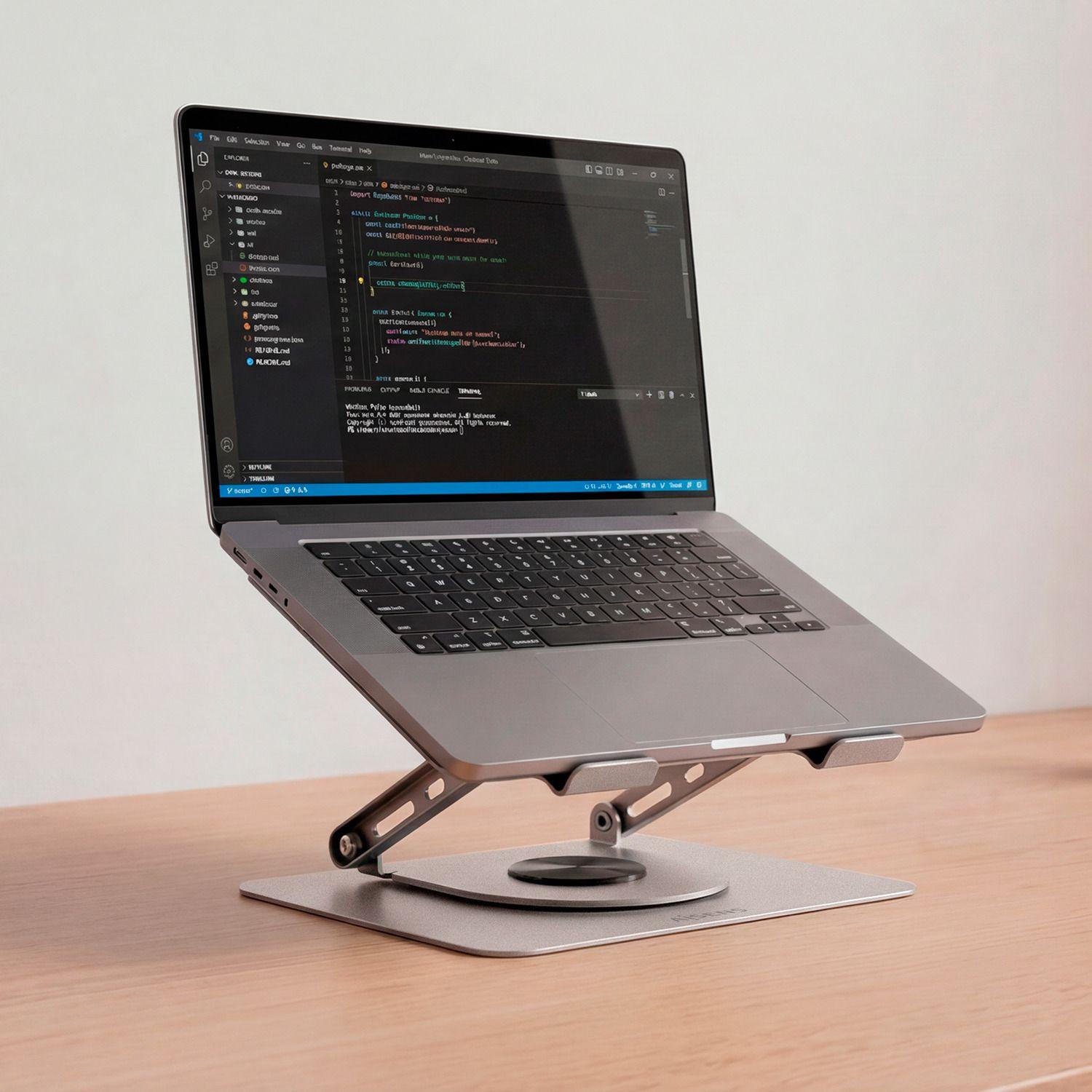 Suporte de Secretária para Portátil e Tablet AISENS LP5SXL-489 (43,2 cm - Prateado), miniatura 7