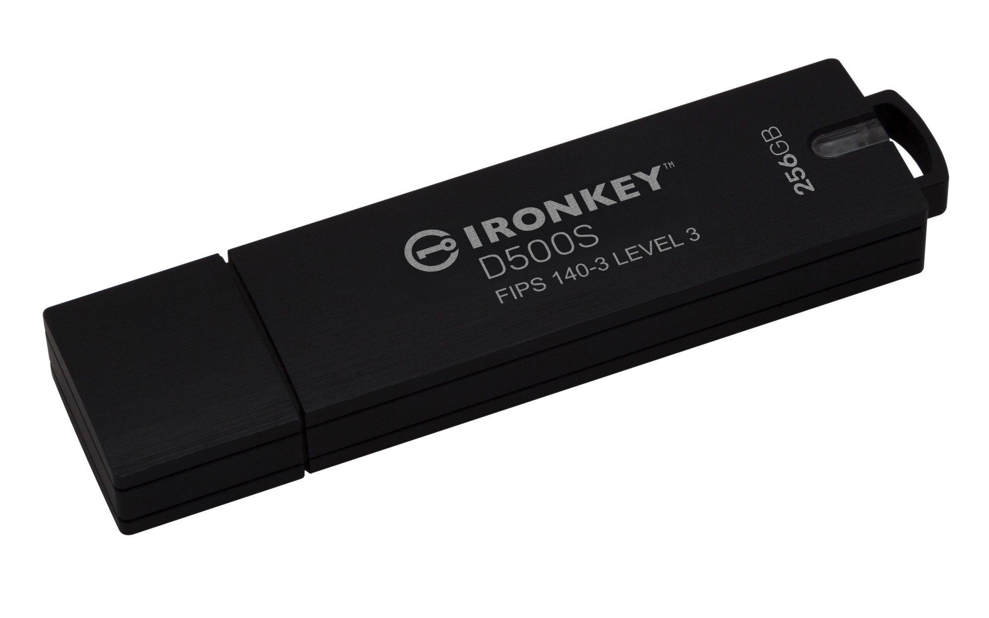 Pen USB KINGSTON IronKey D500S 256GB (USB Type-A - USB-A - 3.2 Gen 1 - Preto), miniatura 4