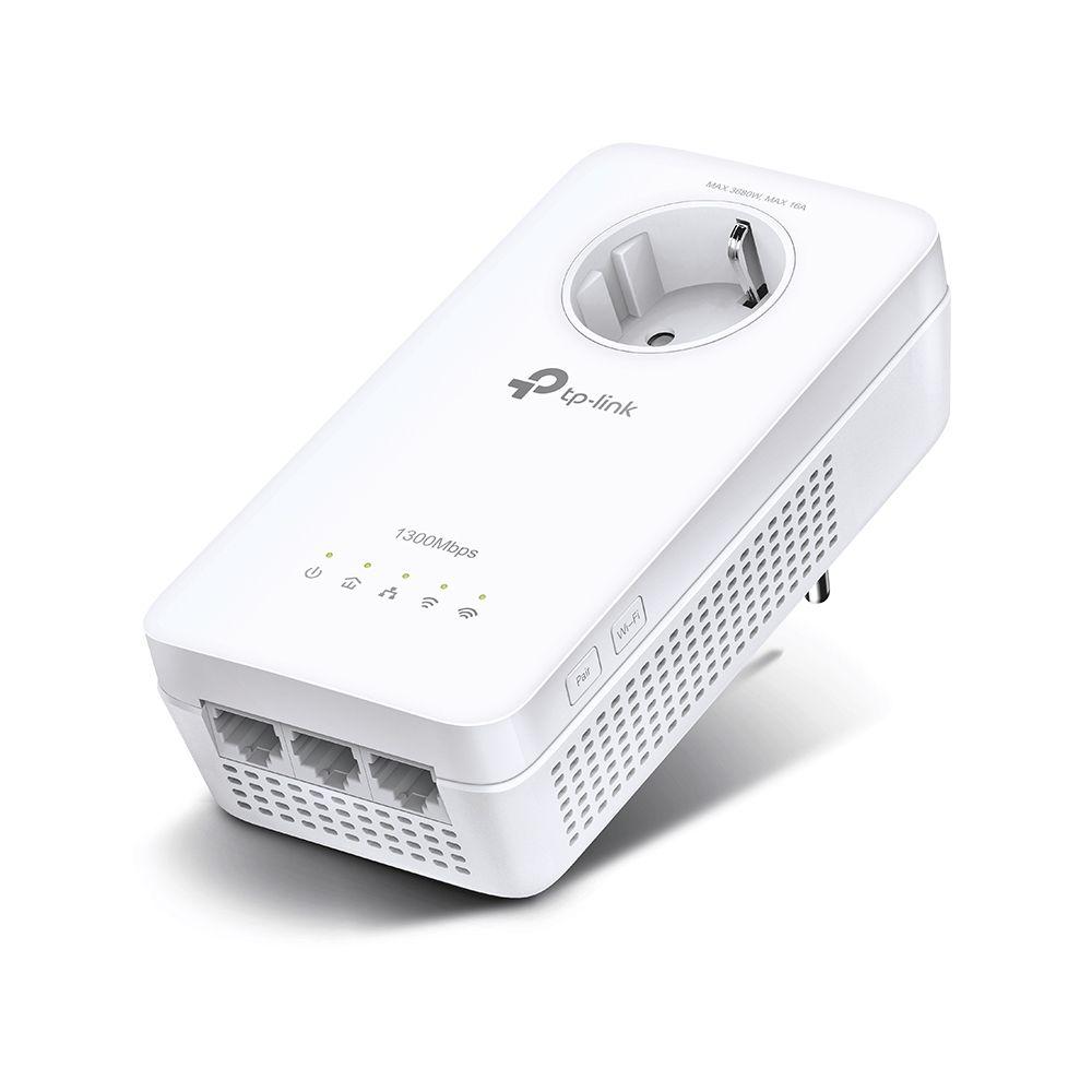 Kit Adaptadores Powerline Wi-Fi TP-LINK TL-WPA8631P (Wi-Fi 5 - 1300 Mbit/s - Banda dupla - Branco)