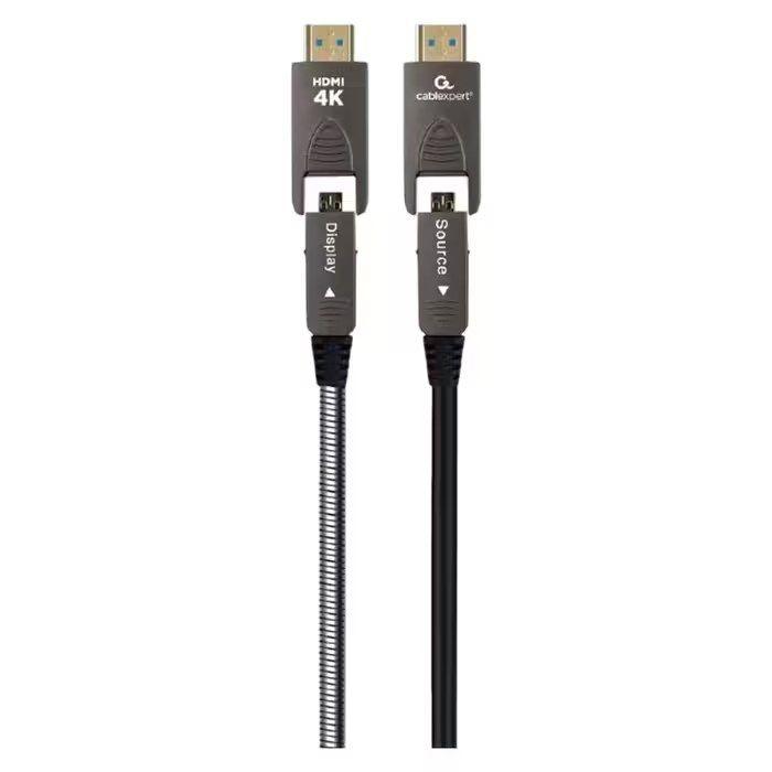 Cabo HDMI GEMBIRD CCAP-HDMIDD-AOC-30M (30 metros - 60 Hz - HDMI Tipo A / HDMI Tipo D - Preto), miniatura 2