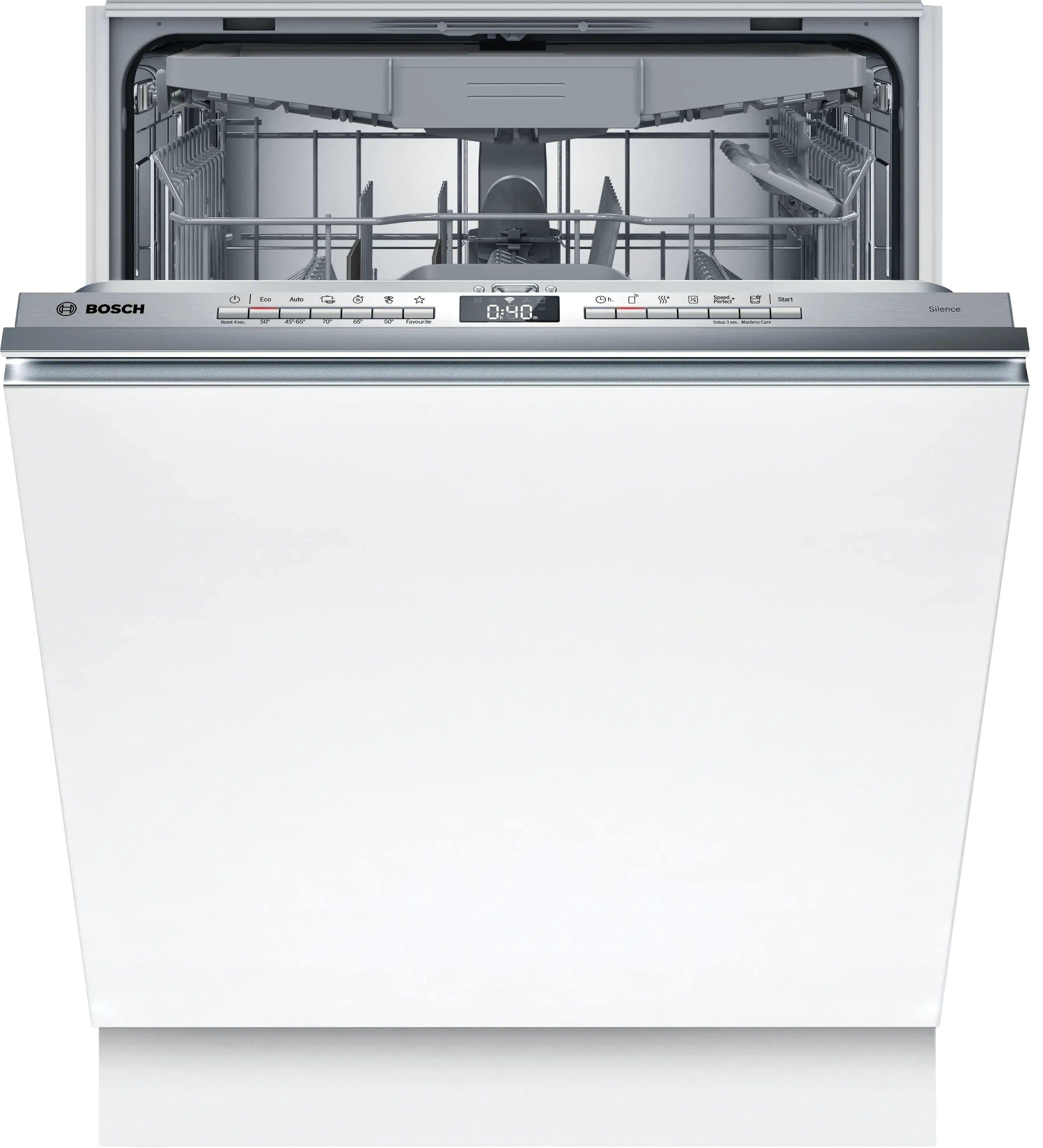 Máquina de Lavar Loiça de Encastre BOSCH SMV4HVX14E (14 talheres - C - 9 l - Painel Prateado)