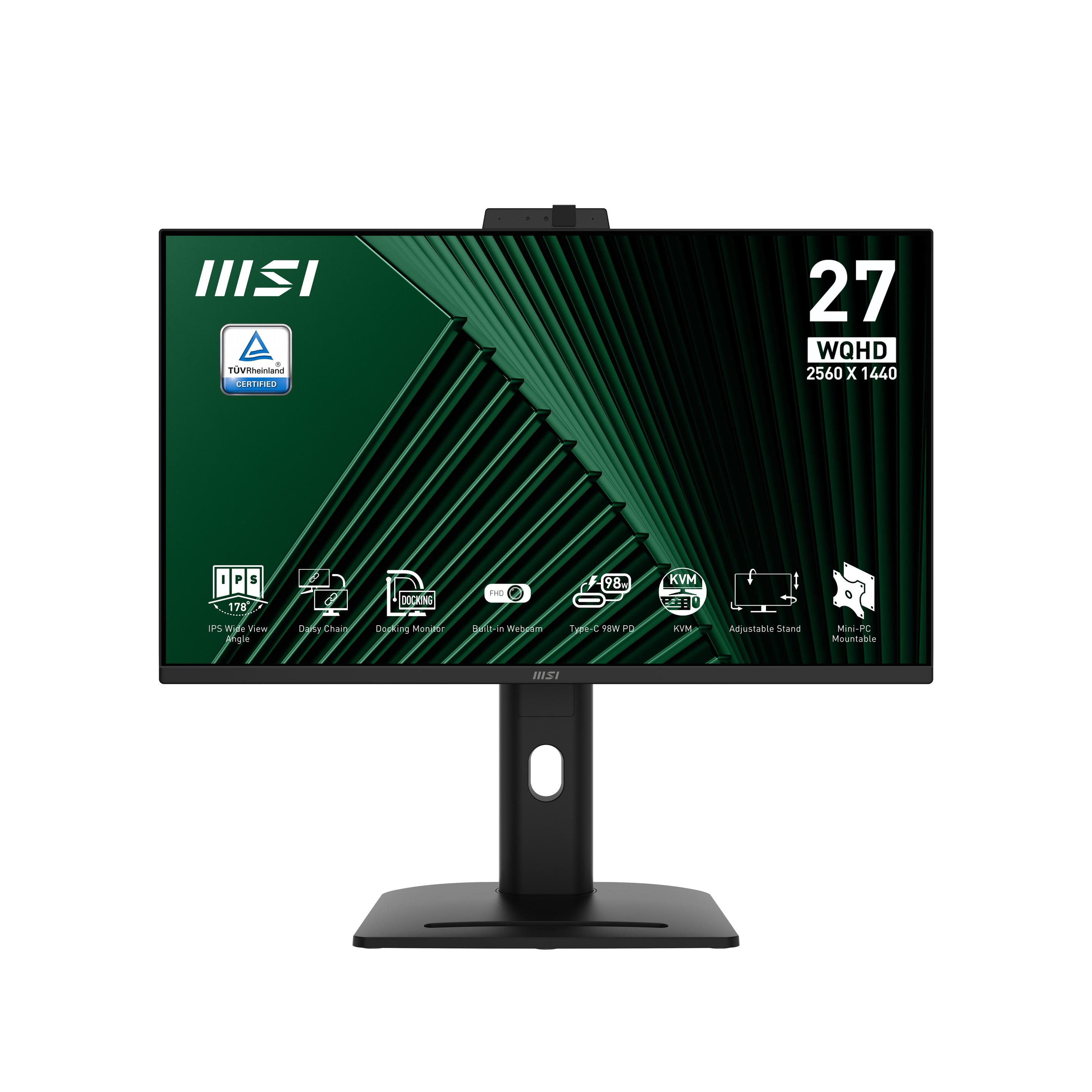 Monitor MSI PRO MP275QPDGDE (27" - IPS - 100 Hz - Preto)