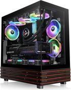 Caixa PC THERMALTAKE View 270 Plus WS ARGB (PS2 - Midi Tower - SPCC, vidro temperado - Preto)