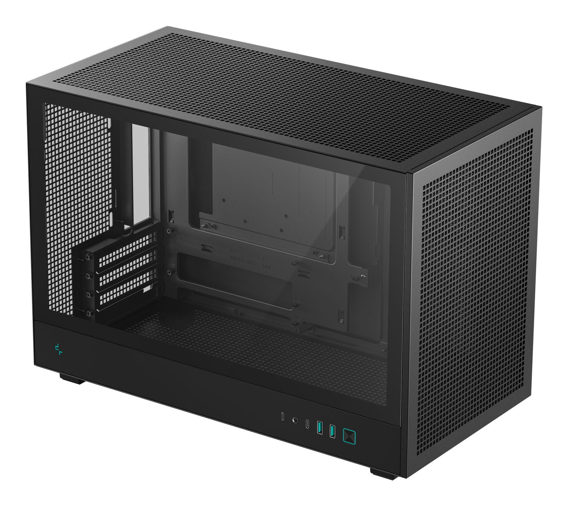 Caixa PC DEEPCOOL CH260 (micro ATX, Mini-ATX, Mini-ITX - PS2 - Micro Tower - Preto)