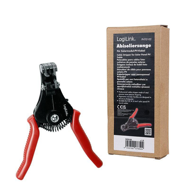 Alicate Descarnador LOGILINK PHT0102 (Metal - Preto e Vermelho) — miniatura 7