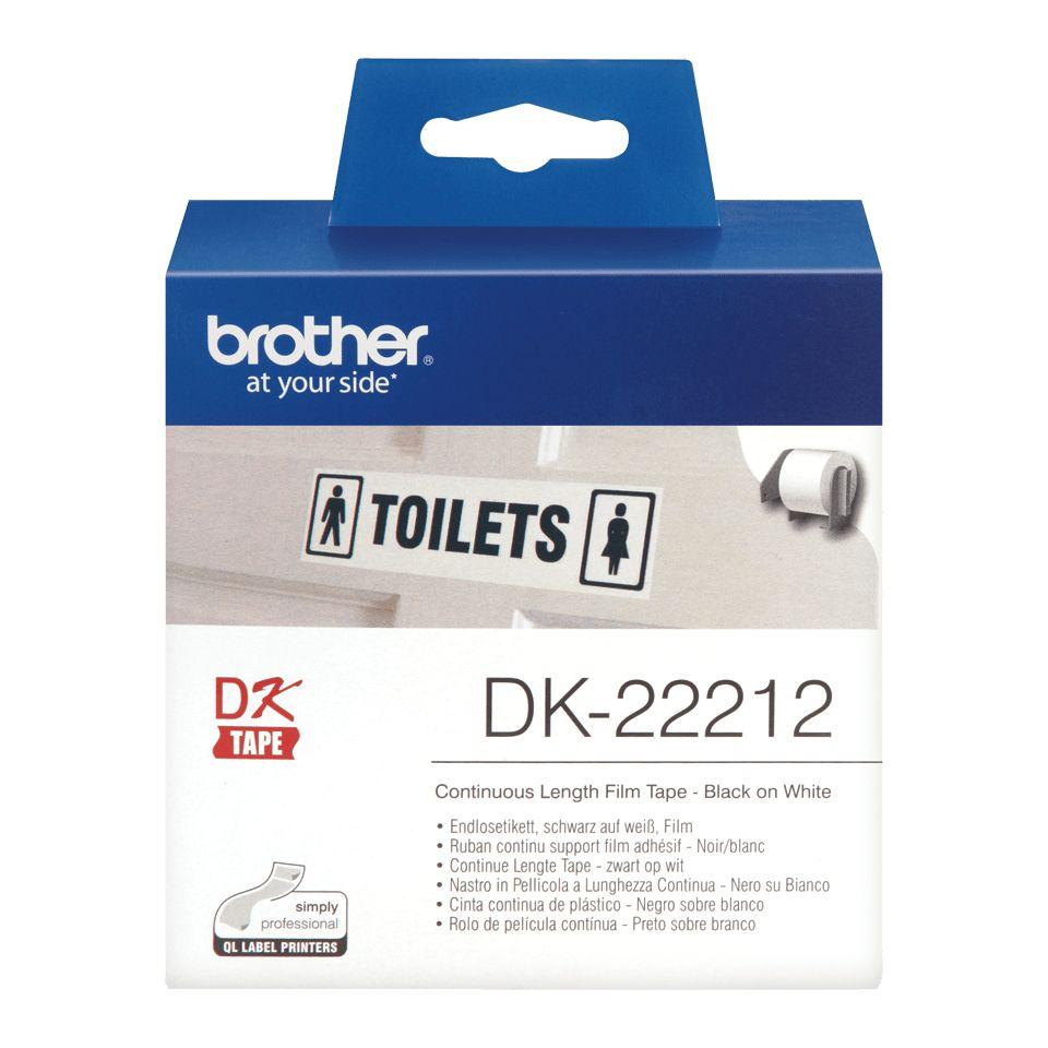 Fita de Impressão Contínua BROTHER DK-22212 (Branco), miniatura 3