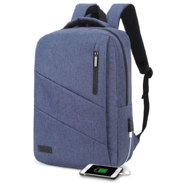 Mochila SUBBLIM City Backpack (Poliéster - Portáteis até 15,6 polegadas - Altura 42 cm - Azul), miniatura 2
