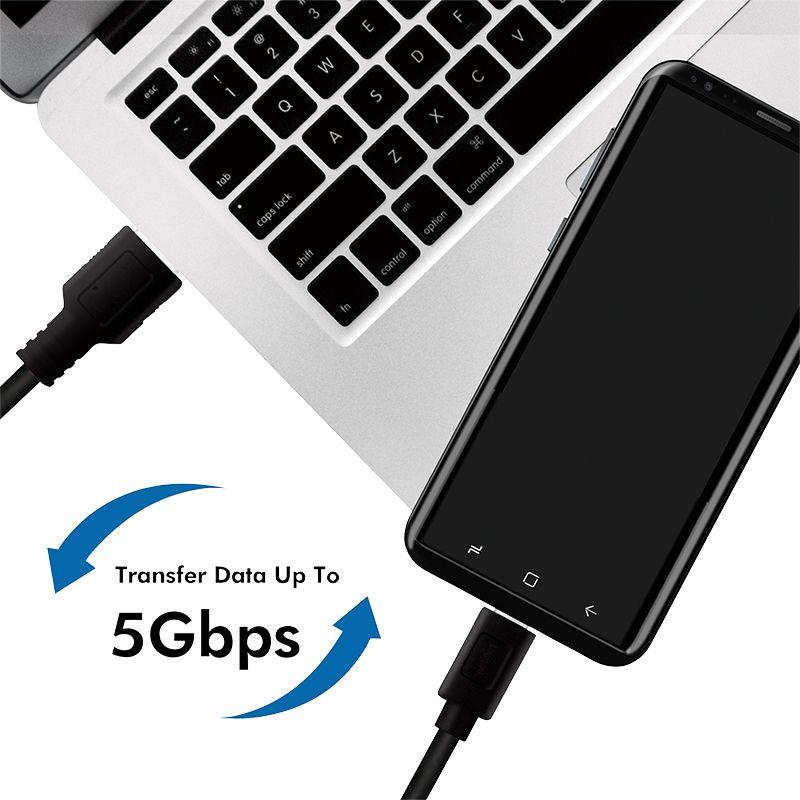 Cabo USB LOGILINK CU0167 (0,5 m - USB-A - USB-C - Preto), miniatura 3