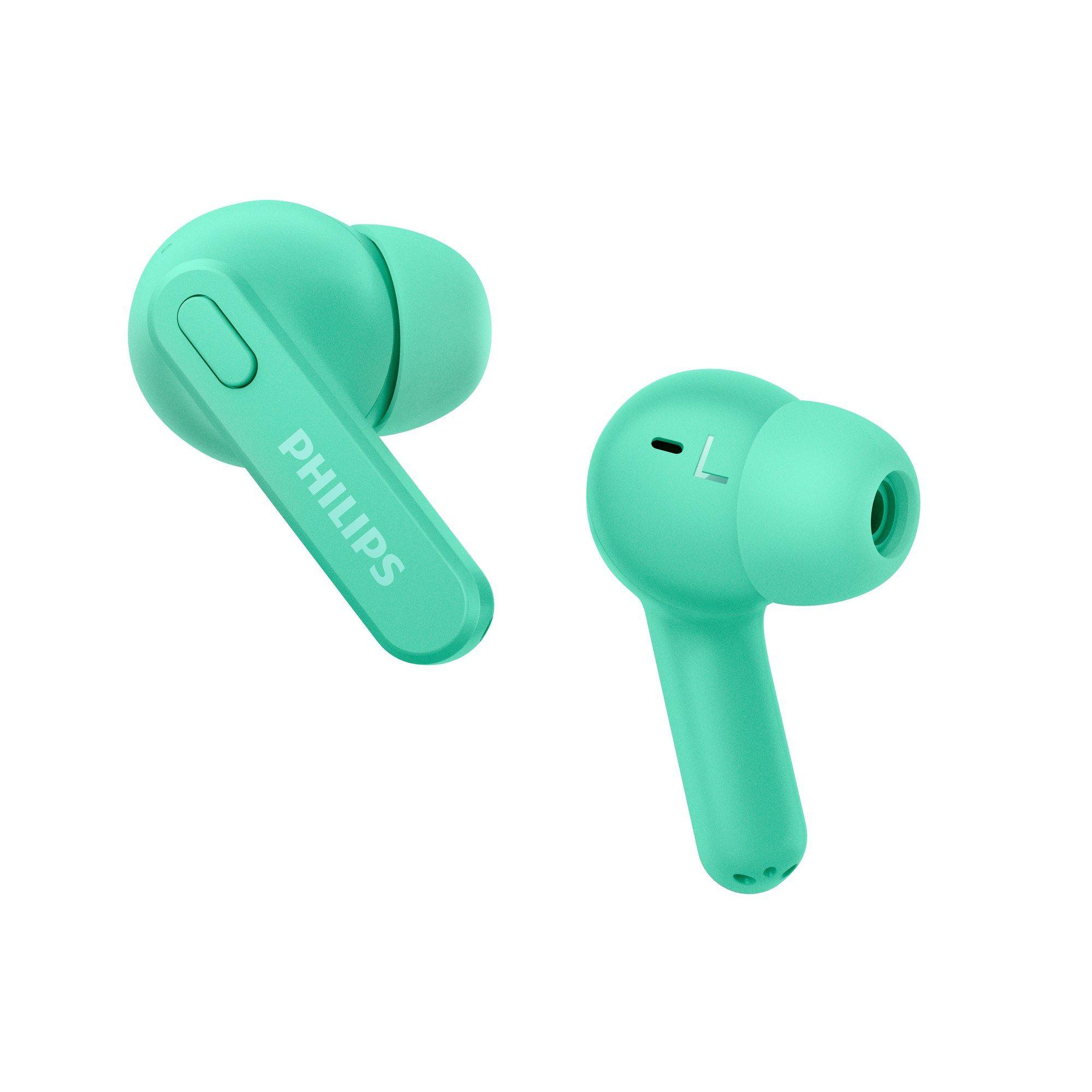 Auscultadores PHILIPS TAT2206GR/00 (Binaural - True Wireless Stereo - Intra-aural - Turquesa), miniatura 4