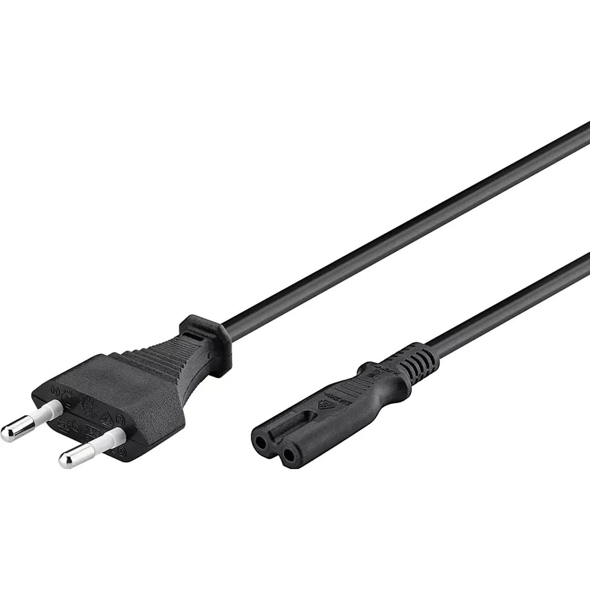 Cabo de Alimentação LOGILINK CP195 (10 m - Ficha Euro CEE 7/16 - IEC 60320 C7 fêmea - Preto), miniatura 2