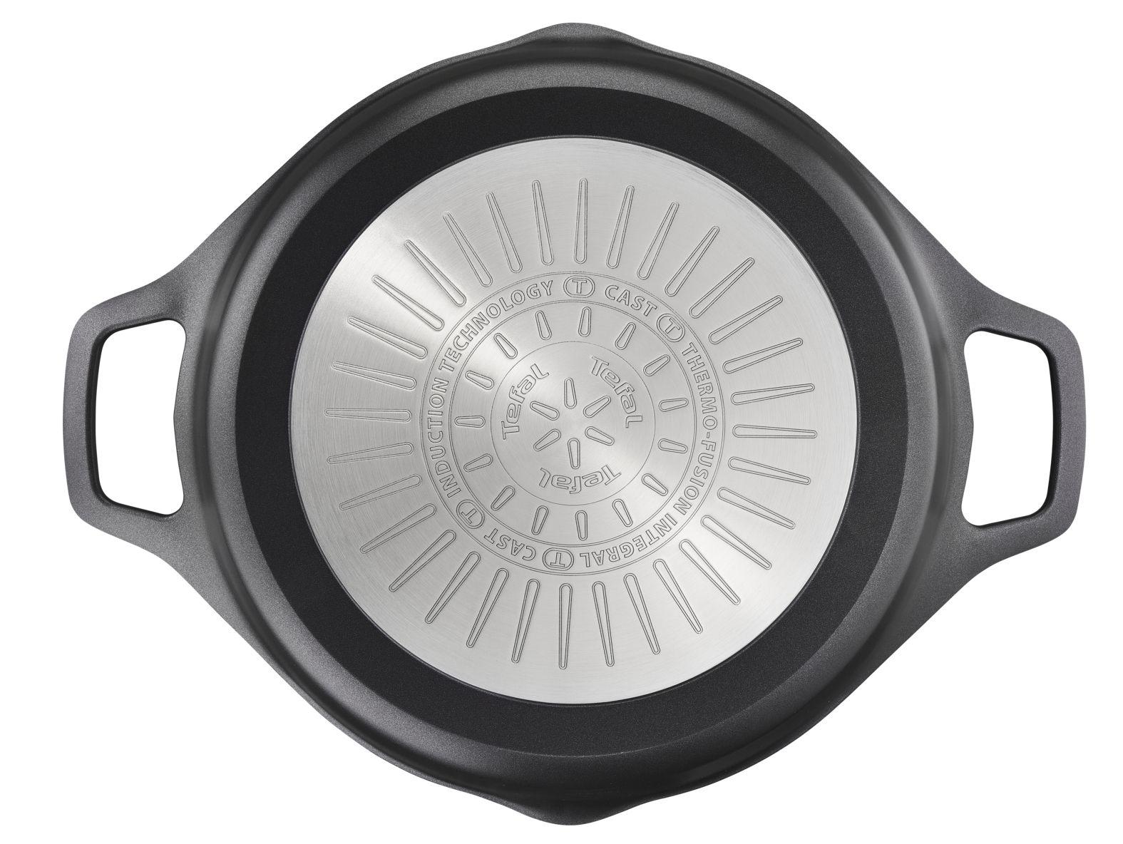 Caçarola com Tampa TEFAL Robust E2497244 (Alumínio fundido - Preto) — miniatura 6