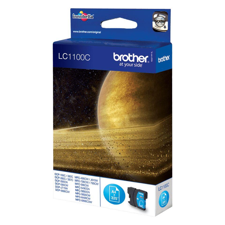 Tinteiro BROTHER LC1100C (325 páginas - Ciano) — miniatura 2