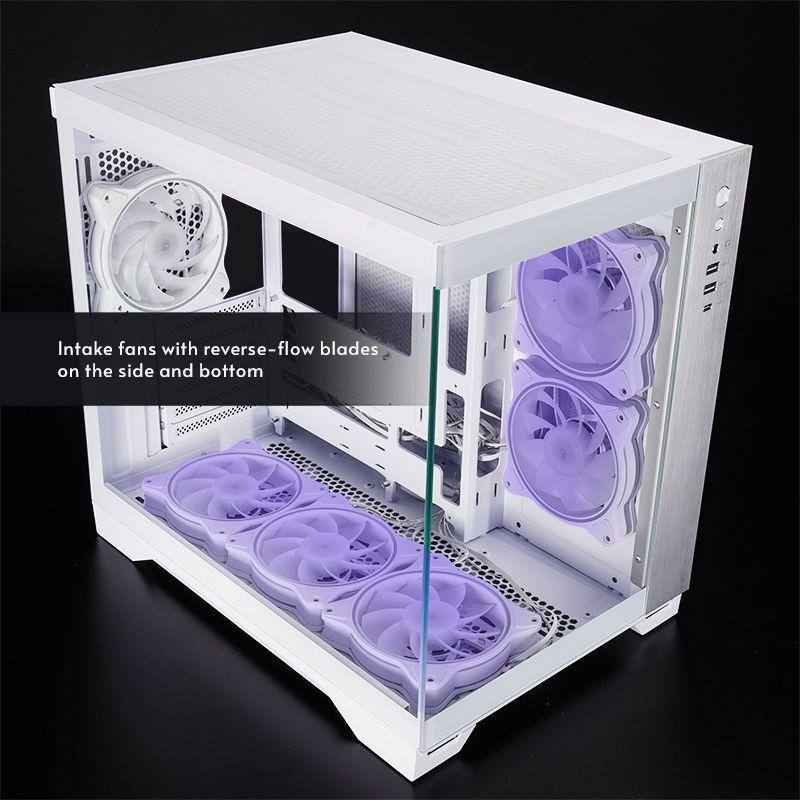 Caixa de Computador CHIEFTEC GM-30W-TG-OP (ATX, Micro ATX, Mini-ITX - Cubo - 17,5 cm - Branco) — miniatura 11