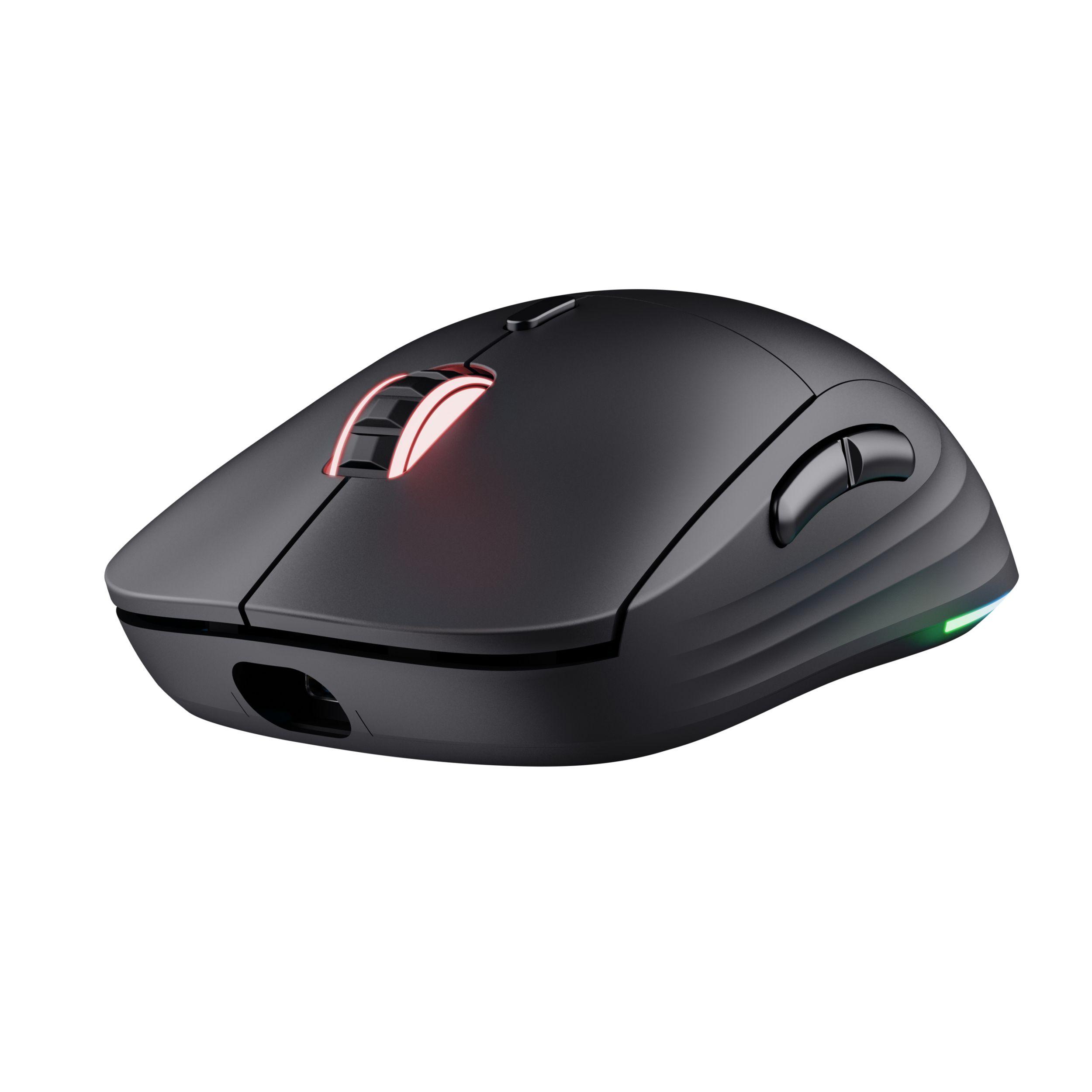 Rato TRUST GXT 927 Redex+ (Mão direita - 25600 DPI - Laser - Preto)