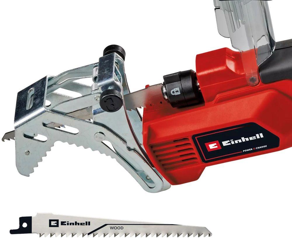 Serra de Jardim a Bateria EINHELL GE-GS 18/150 Li-Solo (18 V - Bateria - Ião-lítio - Preto e Vermelho), miniatura 4