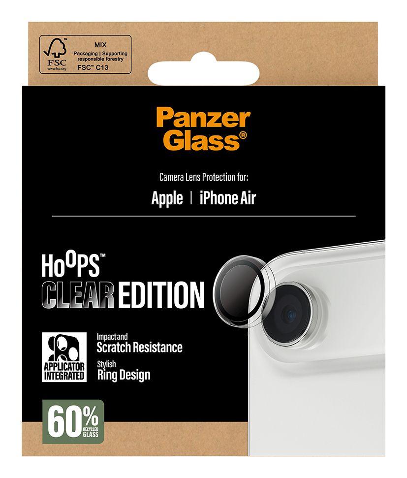 Protetor de Lentes de Câmara PANZERGLASS Hoops para iPhone Air (Apple iPhone Air - Apple - Vidro temperado, Silicone - Transparente), miniatura 3