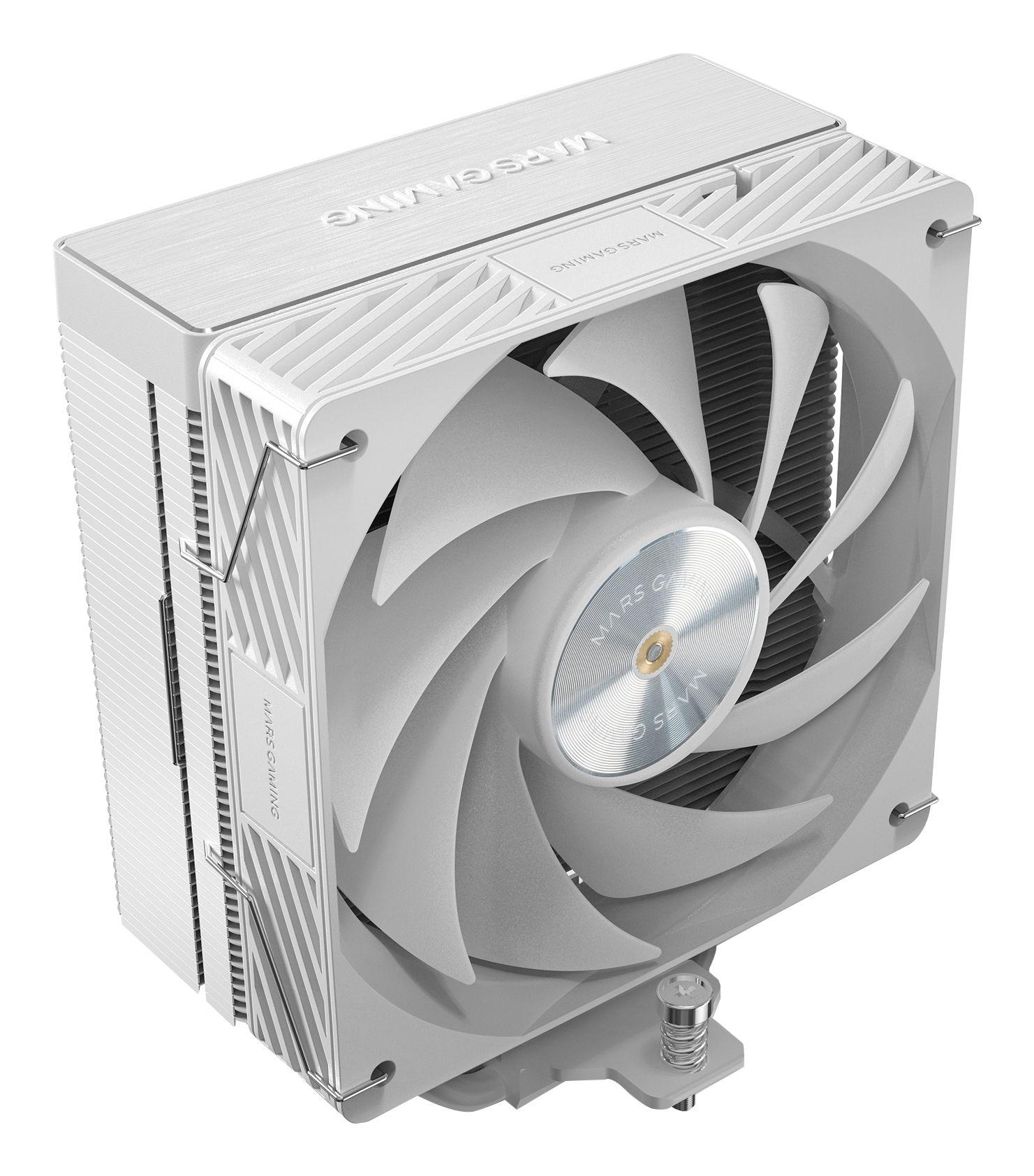 Cooler CPU MARS GAMING MCPU-X5 (120 mm - 1 ventoinha - 2000 RPM - Branco) — miniatura 3